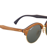 Ray·Ban 雷朋 Clubround系列 RB4246 中性木质圆框太阳镜