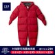 Gap男婴儿 简洁纯色一件式连体衣羽绒服864176-1 预售　