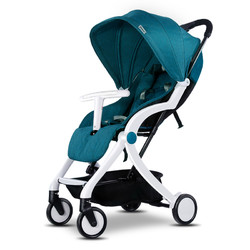 POUCH智能早教婴儿推车可坐可躺轻便折叠婴儿车便携式高景观伞车