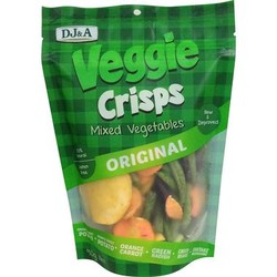 DJ&A 天然veggie crisps 蔬菜干 原味 90g