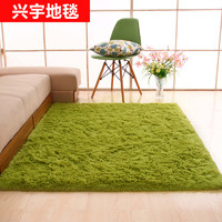 0.4*1.2米加厚丝毛简约现代地毯客厅卧室茶几沙发榻榻米床边可定制满铺地毯