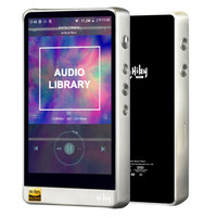 海贝R6 骁龙处理器安卓音乐播放器 DSD256硬解 平衡输出 HIFI便携播放器 MP3 不锈钢银色