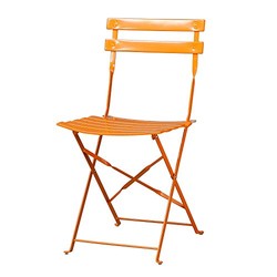 Homestar好事达时尚户外折叠椅 户外靠背椅 野餐椅子 沙滩桌椅 庭院阳台椅(橙色)2932（供应商直送）