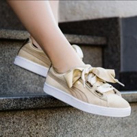 限UK5码：PUMA 彪马 Suede Heart Safari 女士休闲板鞋