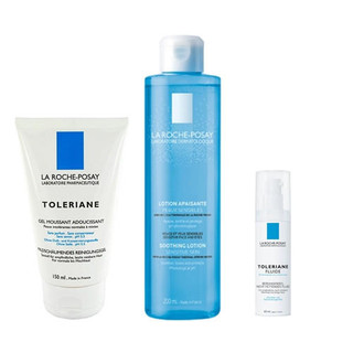 La Roche-Posay 理肤泉 基础护肤套装（特安润肤洁面凝胶150ml+立润保湿爽肤水200ml+ 特安舒护乳液40ml）