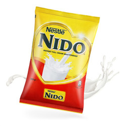 荷兰进口 雀巢 全脂速溶牛奶奶粉 NIDO 900g