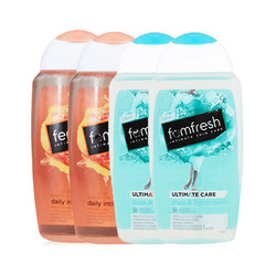 femfresh 芳芯 女士洗液 洋甘菊型+温和无皂 250ml 4瓶 *2件