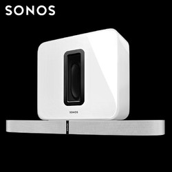 SONOS PLAYBASE/SUB 家庭影院3.1音响套装