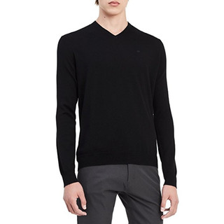 Calvin Klein Merino Solid 男士针织衫 黑色