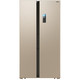 美菱(MeiLing)BCD-608WPCX 608升 变频保鲜 风冷无霜 节能静音 时尚对开门冰箱(金)　