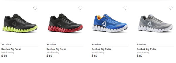海淘活动：Reebok美国在线商城 ZIG EVOLUTION及ZIG PULSE系列跑鞋 限时促销
