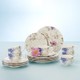 中亚prime会员：Villeroy & Boch Marie Fleur Gris 基本咖啡套装 / 优雅餐具娇贵带花朵图案 18件适用于6人