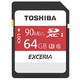 东芝(TOSHIBA）64GB 90M/S SDXC Class10 UHS-I U3极至瞬速存储卡 支持4K拍摄