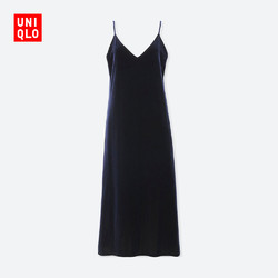 UNIQLO 优衣库 400578 女士丝绒吊带连衣裙  