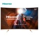 海信（Hisense）LED55V1UCZ 55英寸VIDAA-TV 4K超高清 ULED超画质 智能曲面电视（香槟金）