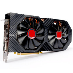 讯景（XFX）RX 580 8G 2048SP 黑狼版 1286MHz/7GHz 256bit GDDR5 显卡