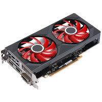 XFX 讯景 RX 560D 4G 战狼版 显卡 4GB 黑红色