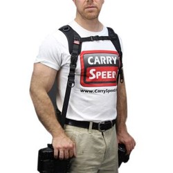 Carryspeed速道 京东特供款相机双肩双机背带 佳能尼康单反摄影减压快速快枪手