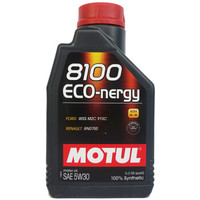 MOTUL 摩特 全合成润滑油 8100 ECO NERGY 5W-30 A5/B5 SL 1L *5瓶