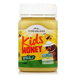 自营 新西兰进口 新溪岛Streamland 天然野生儿童蜂蜜 Kids Honey 500g