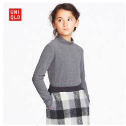 UNIQLO 优衣库 童装 高领长袖T恤