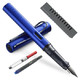 凌美（LAMY）Al-star恒星系列钢笔 宝石蓝 EF笔尖 钢笔套装（包含EF尖钢笔1支、吸墨器1支、一次性墨水胆1支、龙骨盒包装） *4件+凑单品