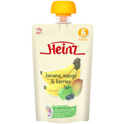 亨氏（Heinz）香蕉、芒果、野莓婴儿果泥 6个月+ 120g