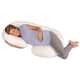 美国进口Leachco Snoogle多功能孕妇枕头用品托腹小U型护腰侧睡枕