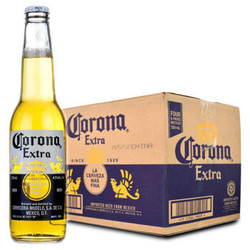 墨西哥进口 科罗娜（Corona）啤酒 330ml*24瓶 整箱