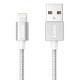 Lizone 苹果mfi认证数据线手机充电线 适用于iPhone8/7/6s/plus 银色-加长版-1.83米 *3件