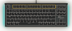 RK ROYAL KLUDGE G87背光机械键盘 87键 德国原厂cherry轴体  黑色 黑轴