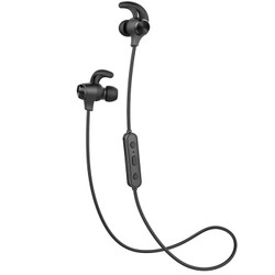 漫步者（EDIFIER）W280BT 磁吸入耳式 运动蓝牙线控耳机 黑色 *2件