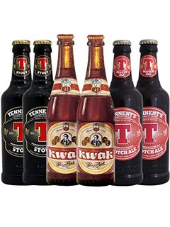TENNENT'S 黑啤酒 330ml*2瓶+苏格兰艾尔啤酒 330ml*2瓶+快克啤酒 330ml*2瓶