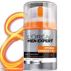 欧莱雅（LOREAL）男士护肤面霜/露 套餐C  8重功效劲能醒肤露50ml *3件