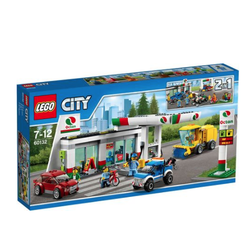 LEGO 乐高 CITY城市系列 60132 服务区加油站