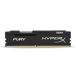 Kingston 金士顿 HyperX FURY黑色8 GB CL15 DIMM DDR4 2400 内存