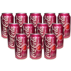 Coca Cola 可口可乐 樱桃味 饮料 355ml*12罐