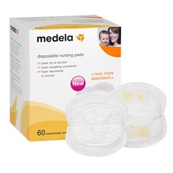 美德乐（Medela）一次性乳垫60片装