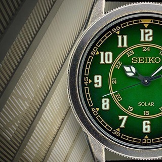 SEIKO Recraft系列 SNE448 男士光能时装腕表