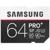 SAMSUNG 三星 SD PRO+系列 SD存储卡 64GB (USH-1、U3)
