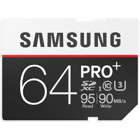 SAMSUNG 三星 SD PRO+系列 SD存储卡 64GB (USH-1、U3)