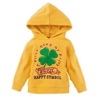 Skipland 斯克莱 儿童针织连帽卫衣 黄色 110
