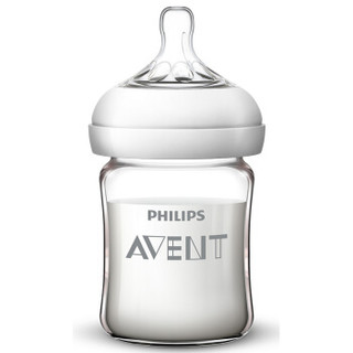 AVENT 新安怡 自然顺畅系列 宝宝玻璃奶瓶 125ml 配0月+奶嘴
