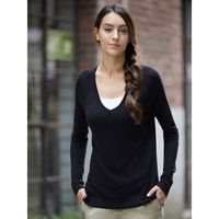 Gap 盖璞 847582 女款V领羊毛针织衫