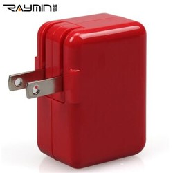锐明 RM814RD USB电源适配器 手机充电器 快充 便携式通用型 单口 5V2.1A 红色