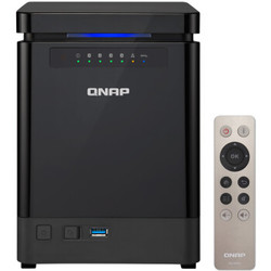 QNAP 威联通 TS-453Bmini 4G内存 四盘位NAS网络存储+西部数据 2TB 红盘 机械硬盘