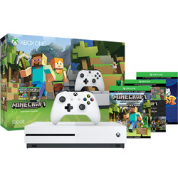 微软（Microsoft） Xbox One S 500GB家庭娱乐游戏机 《我的世界》同捆限定套装