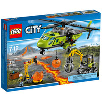 LEGO 乐高 City城市系列 60123 火山探险运输直升机