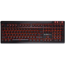 芝奇（G.SKILL)KM570 背光专业版 108键机械键盘 樱桃红轴 黑色 绝地求生吃鸡键盘