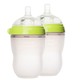  Comotomo 可么多么 婴幼儿 250TG硅胶奶瓶 绿色 250ml 2个装　